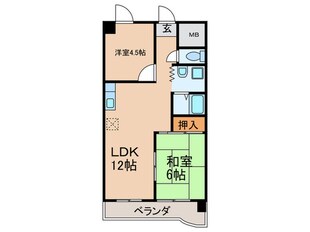 マンション　ソレックの物件間取画像